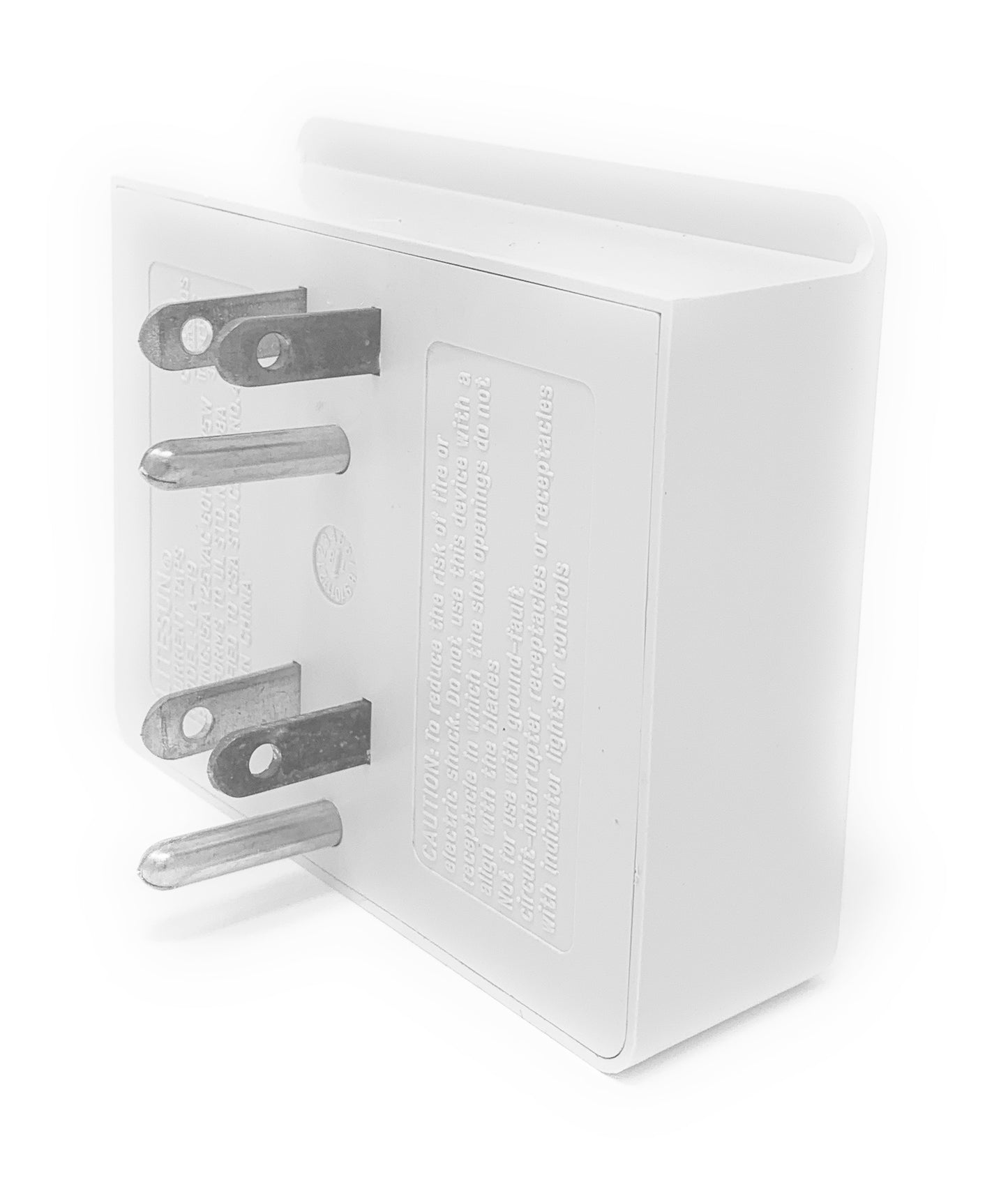 6 Outlet Wall Tap Adapter Multi Plug AC Power Splitter Electrical Socket US Outlet