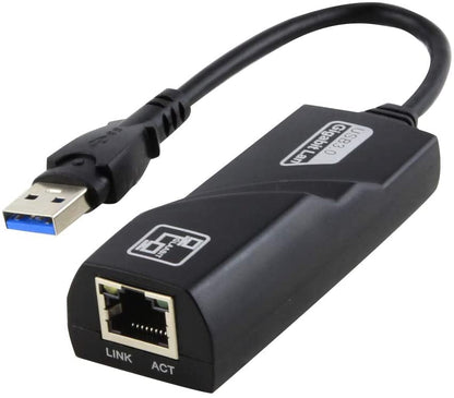 Converter USB 3.0 to RJ45 Ethernet Network Adapter 10/100/1000 Mbps Gigabit Connector