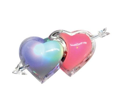 LED Cupid Arrow Heart Night Colorful Light plug-in with On/off Switch Kids Nursery Décor Home Bedroom Decoration Gift Flower