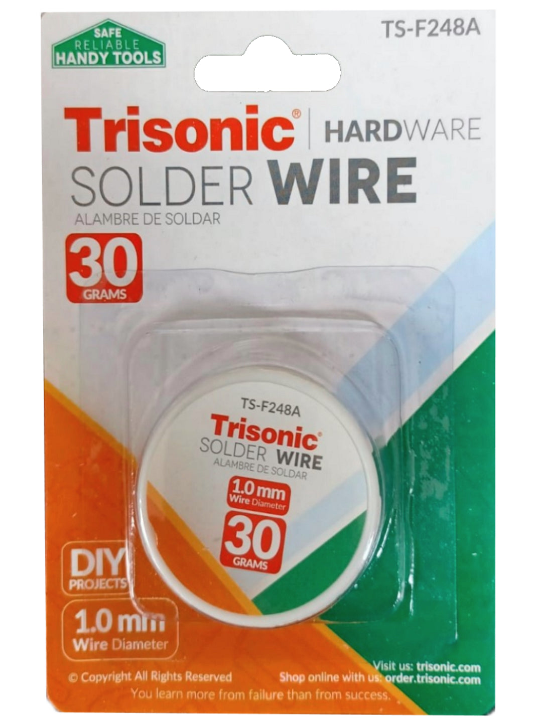 Solder Wire Rosin Core Solder Wire 60/40 TIN/RESIN FLUX Solder in Dispensing Tube - Trisonic