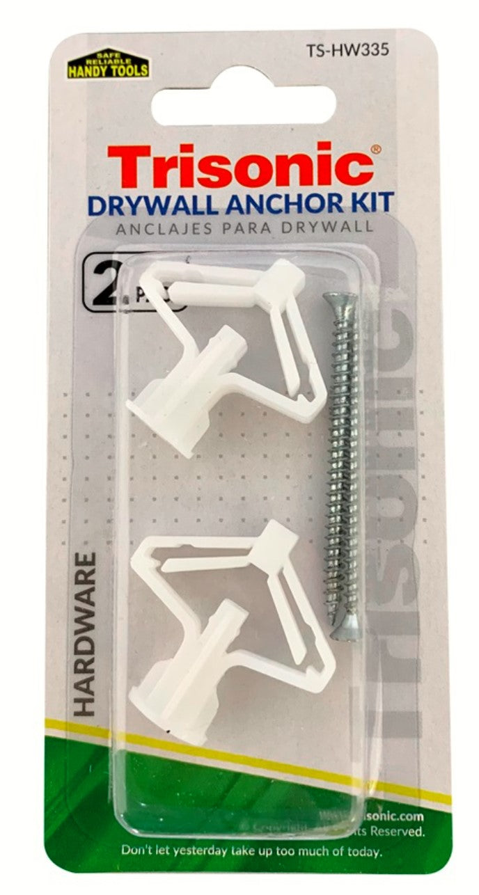Drywall Anchor Set Wall Anchors Plasterboard Plugs Screws Butterfly Expansion Tube
