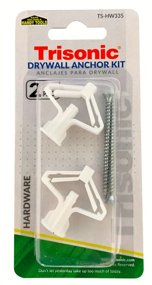 Drywall Anchor Set Wall Anchors Plasterboard Plugs Screws Butterfly Expansion Tube